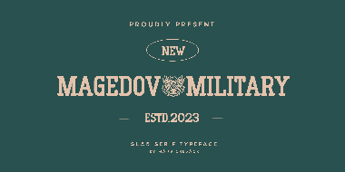 Magedov military字体