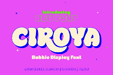 Ciroya trial字体