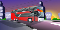 旅游巴士flash个性动画