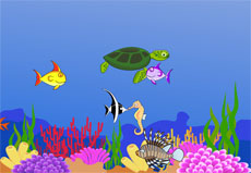海洋海底动物flash动画