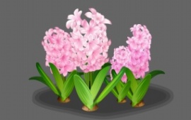 粉色花朵摆动flash动画