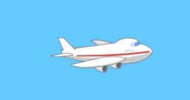 卡通飞机起飞运行flash动画