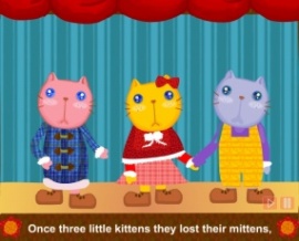 三只小猫咪英文儿歌flash动画