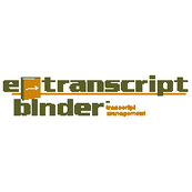 E transcript binder