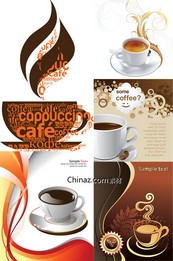 咖啡海报设计矢量图下载
