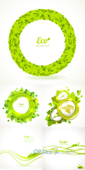 绿色环保矢量创意设计