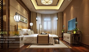 古典风格卧室模型