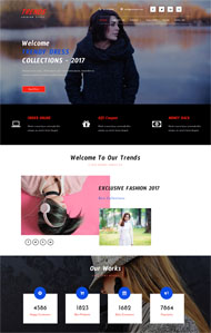 Fashion精英女性网站模板