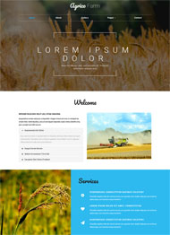 水稻种植农业网站模板