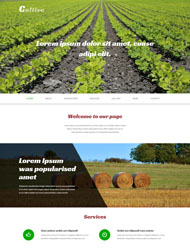 燕麦种植招商网站模板