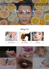 微商护肤品网站模板