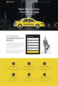 出租车预约服务网站模板
