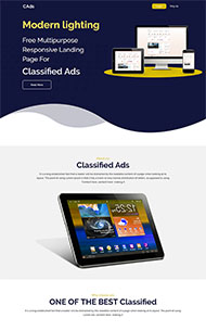 创意广告销售平台网站模板