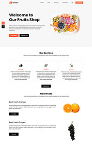 水果加盟连锁店HTML5模板