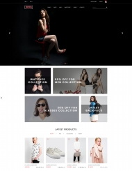 HTML5时尚鞋服电子商城网站模板