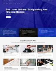 响应式理财贷款服务公司网站模板