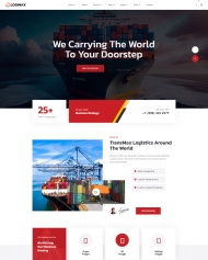 全球物流服务公司HTML5网站模板