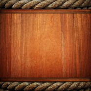 木板背景麻绳边框图片
