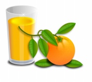 橙汁卡通图片