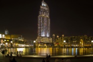 迪拜灯光夜景图片