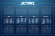 2020年日历表图片