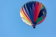 热气球高空降落图片