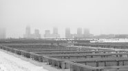 冬季城市白天工业景观图片