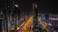 迪拜城市建筑夜景图片
