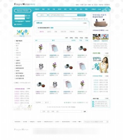 韩国商品购物网PSD下载