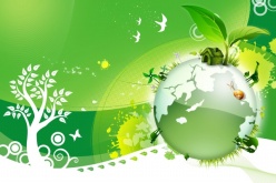 绿色环保宣传海报psd素材