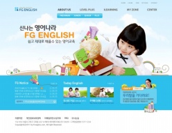 韩国学习网站模板源文件