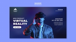 VR虚拟现实主题海报设计