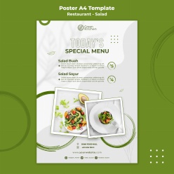 健康食品海报模板PSD