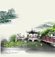 中国园林背景模板下载