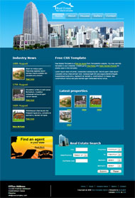 房地产CSS网页模板