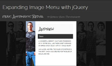jQuery图像菜单特效