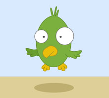 HTML5实现小鸟卡通动画
