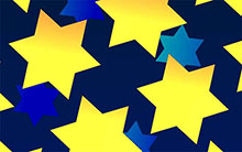 HTML5 Canvas星星变形旋转动画