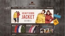 韩国服装品牌网站欣赏