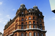 欧式古典酒店建筑摄影图片