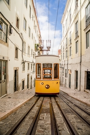 葡萄牙里斯本电车交通工具图片