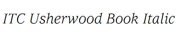 ITC Usherwood Book Italic