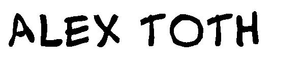 Alex Toth字体