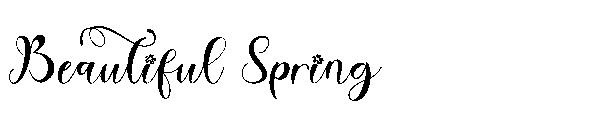 Beautiful Spring字体
