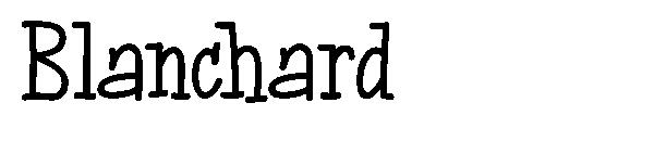 Blanchard字体