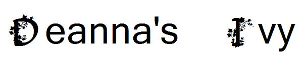 Deanna's Ivy字体