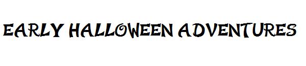Early Halloween Adventures字体