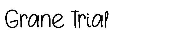 Grane Trial字体