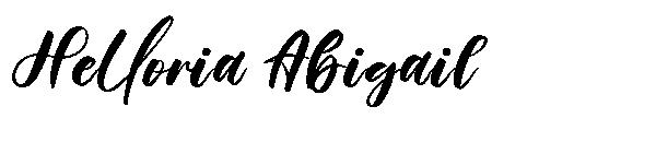 Helloria Abigail字体