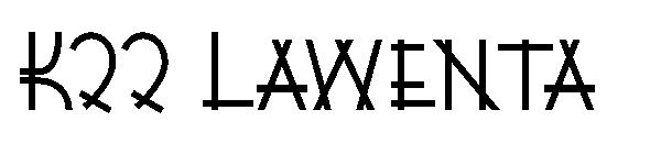 K22 Lawenta字体